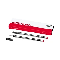 2 Rollerball Refills, Modena Red - Medium