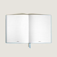 Notebook Small, Saffiano Leather, Blue - Lined Pages