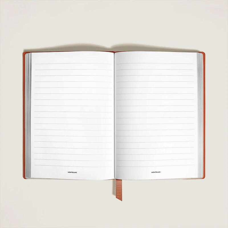 Notebook Medium, Cayenne Leather, Burgundy, Lined Pages