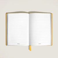 Notebook Medium, Saffiano Leather, Modena Yellow - Lined Pages