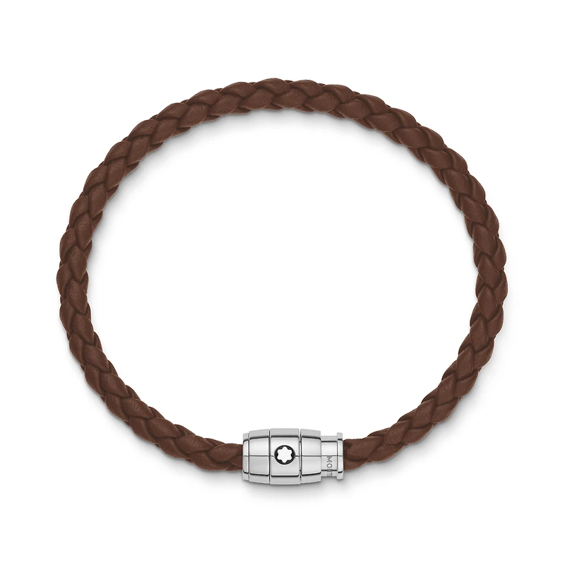 Bracelet Large, Soft Leather, Fauve Brown