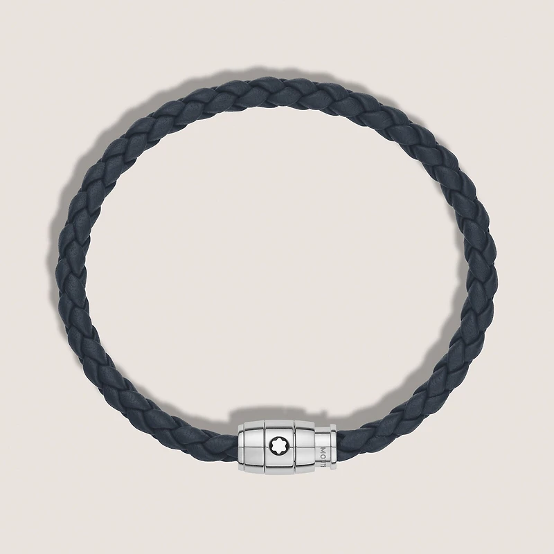 Bracelet Small, Soft Leather, Avio Blue