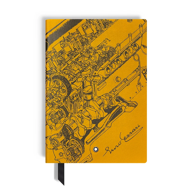 Medium Notebook, Great Characters Enzo Ferrari Special Edition Giallo Modena, Lined Pages