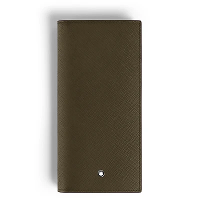 Long Wallet 14cc with Zip in Sartorial Leather