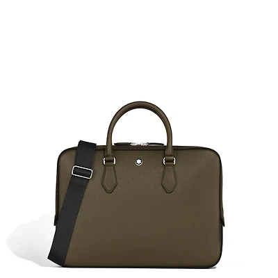 Thin Briefcase in Sartorial Leather
