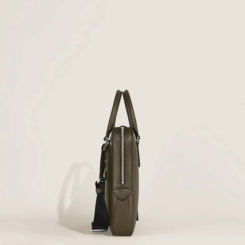 Thin Briefcase in Sartorial Leather