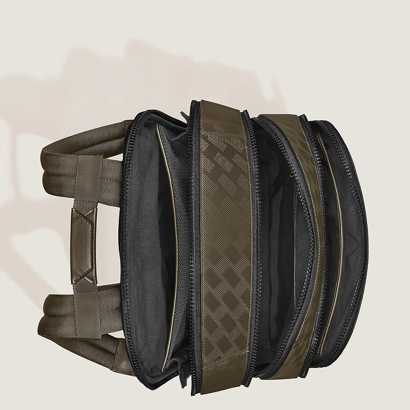 Large Backpack with 3 Compartments in Extreme Leather