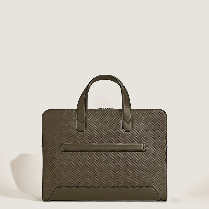 Thin Briefcase in Extreme Leather
