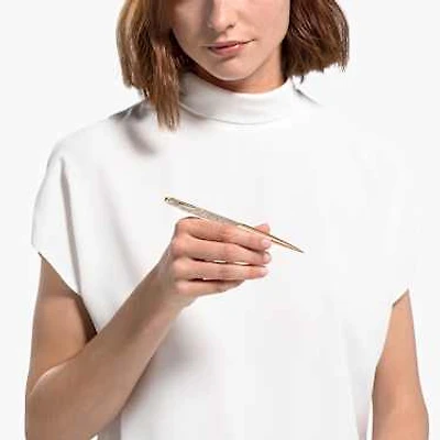 Crystalline ballpoint pen, Rose gold tone