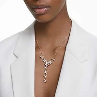 Idyllia Lilia Y necklace, Butterfly, White