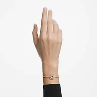 Generation bangle, White, Rose gold-tone plated by SWAROVSKI