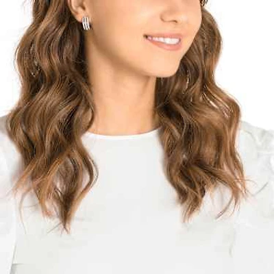 Further hoop earrings, White