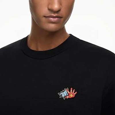 Iron Man © MARVEL pendant and brooch, Multicoloured, Gold-tone plated by SWAROVSKI