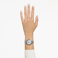 Crystalline wonder watch, Swiss Made, Metal bracelet, Silver tone, Stainless steel by SWAROVSKI