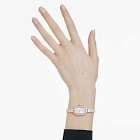 Dextera bangle watch, Swiss Made, Metal bracelet, Gold tone