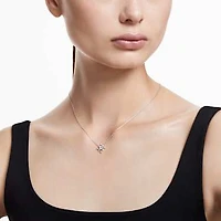 Galaxy pendant, Lab-grown diamonds 0.5 ct tw, Round shape, 14K white gold by SWAROVSKI