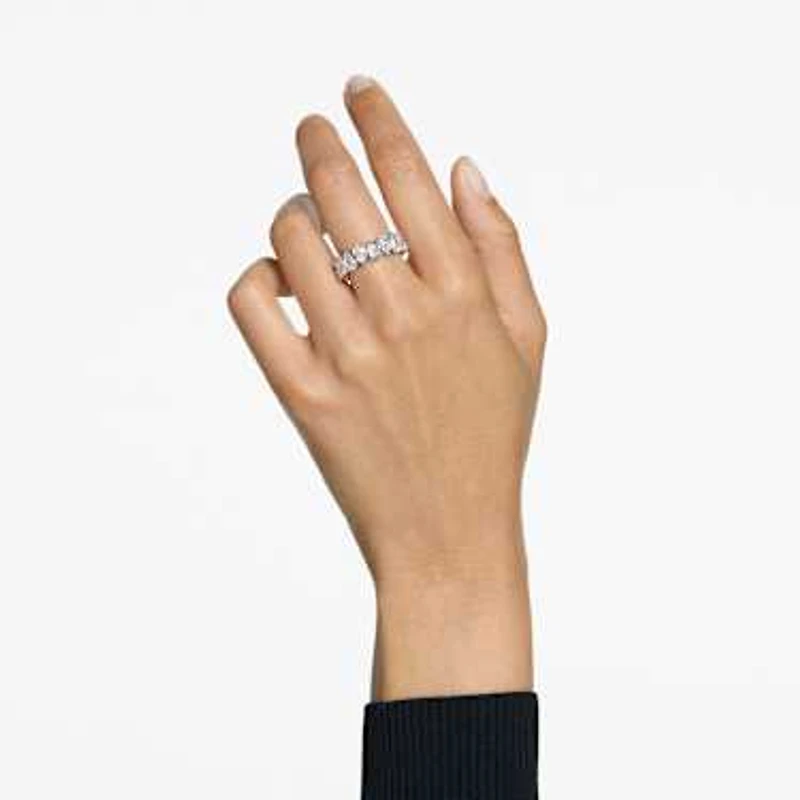 Matrix Vittore ring, Pear cut, White