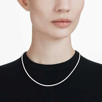 Eternity Tennis necklace, Lab-grown diamonds ct tw, Round shape