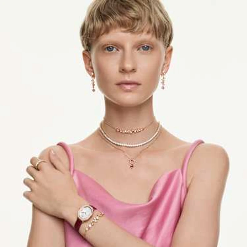 Constella set, Mixed cuts, Multicolored, Gold-tone plated by SWAROVSKI