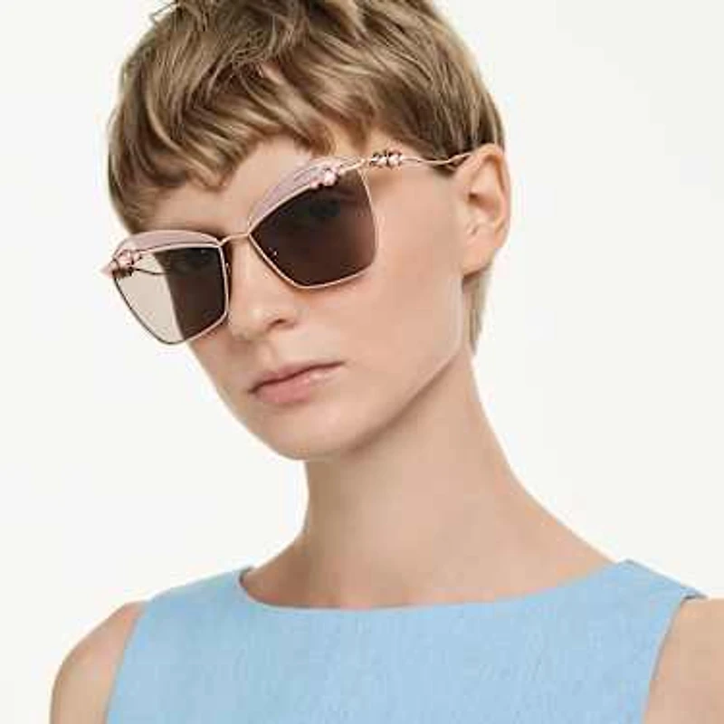 Sunglasses, Square shape, SK7040, Pink by SWAROVSKI
