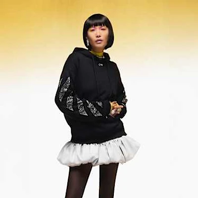 OFF-WHITE™ Arrow Hoodie, Black by SWAROVSKI