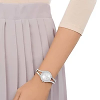 Eternal watch, Swiss Made, Crystal bracelet, Silver tone, Stainless steel by SWAROVSKI