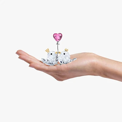 Love Birds, Pink Heart by SWAROVSKI