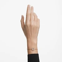 Generation bangle, White, Rose gold-tone plated by SWAROVSKI