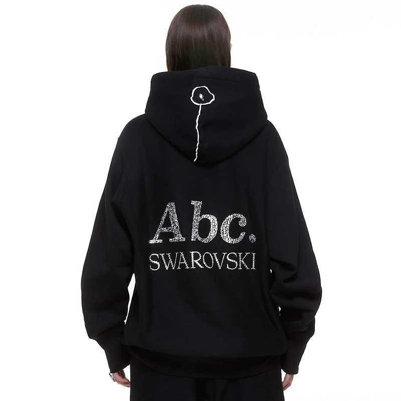 ADVISORY BOARD CRYSTALS, Dazzling Colorless Objects hoodie, Black by SWAROVSKI