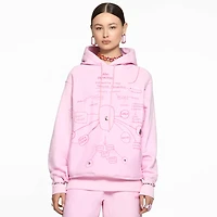 ADVISORY BOARD CRYSTALS, Explanation of the Foregoing Phenomena hoodie, Pink by SWAROVSKI