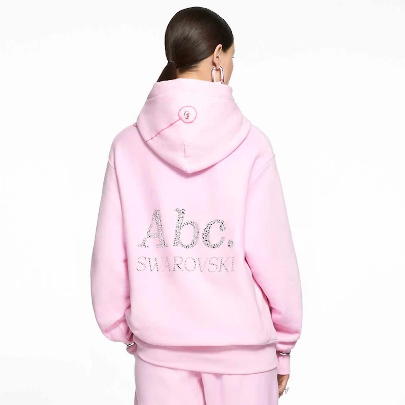 ADVISORY BOARD CRYSTALS, Explanation of the Foregoing Phenomena hoodie, Pink by SWAROVSKI