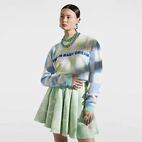 Liberal Youth Ministry, Gradient checker jumper, Blue by SWAROVSKI