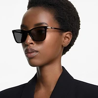 Sunglasses, Square shape, SK6004, Black by SWAROVSKI