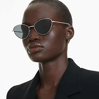 Sunglasses, Cat-Eye shape, SK7014, Black by SWAROVSKI