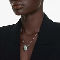 Sublima pendant, Round cut, Multicolored, Ruthenium plated by SWAROVSKI