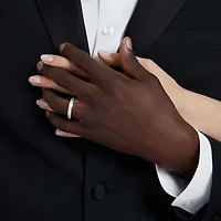 Eternity band ring, Lab-grown diamonds ct tw