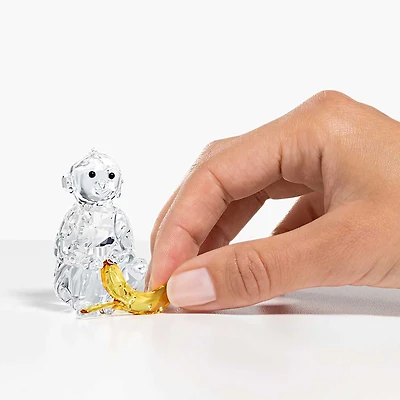 Rare Encounters Monkey with Banana by SWAROVSKI