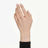 Una Angelic bracelet, Round cut, White