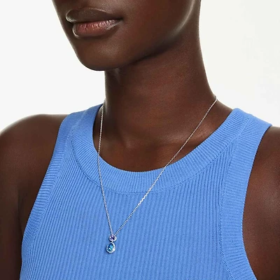 Chroma pendant, Mixed cuts, Multicolored, Rhodium plated by SWAROVSKI