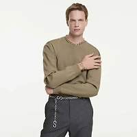 Dextera bracelet, Round cut, T-bar, White, Mixed metal finish by SWAROVSKI