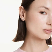 Galaxy stud earrings, Lab-grown diamonds 0.5 ct tw, Mixed shapes, Sterling silver by SWAROVSKI