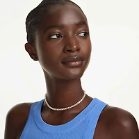 Dextera necklace, Round cut, White, Gold-tone finish by SWAROVSKI