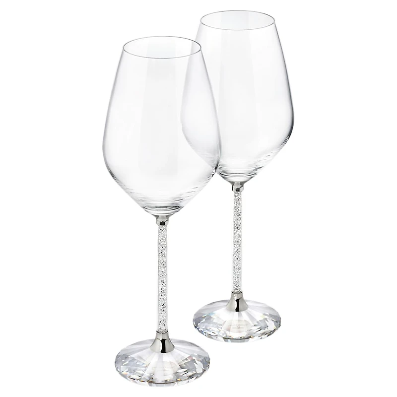 Crystalline White Wine Glasses (Set 2) by SWAROVSKI