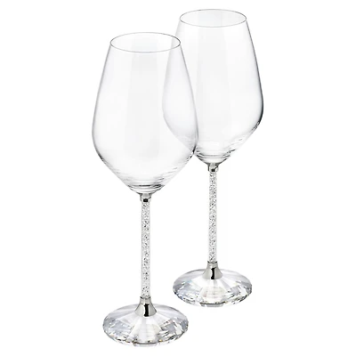 Crystalline White Wine Glasses (Set 2) by SWAROVSKI