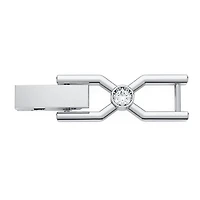 Imber Emily Tennis extender, Round cut, White, Rhodium plated by SWAROVSKI