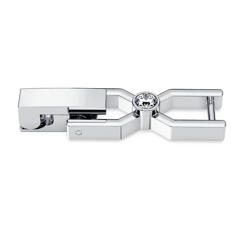 Imber Emily Tennis extender, Round cut, White, Rhodium plated by SWAROVSKI