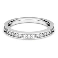 Matrix ring, White, Rhodium plated by SWAROVSKI