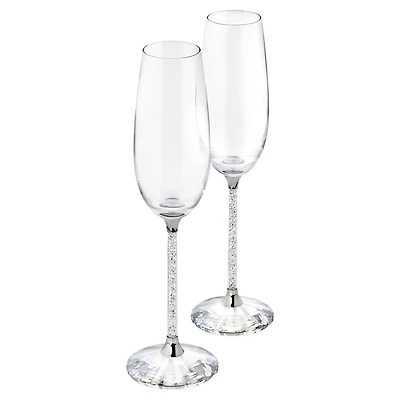 Crystalline Toasting Flutes (Set of 2) by SWAROVSKI
