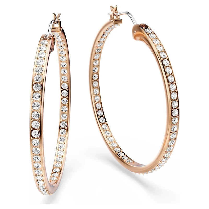 Sommerset hoop earrings, White