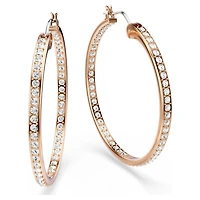Sommerset hoop earrings, White